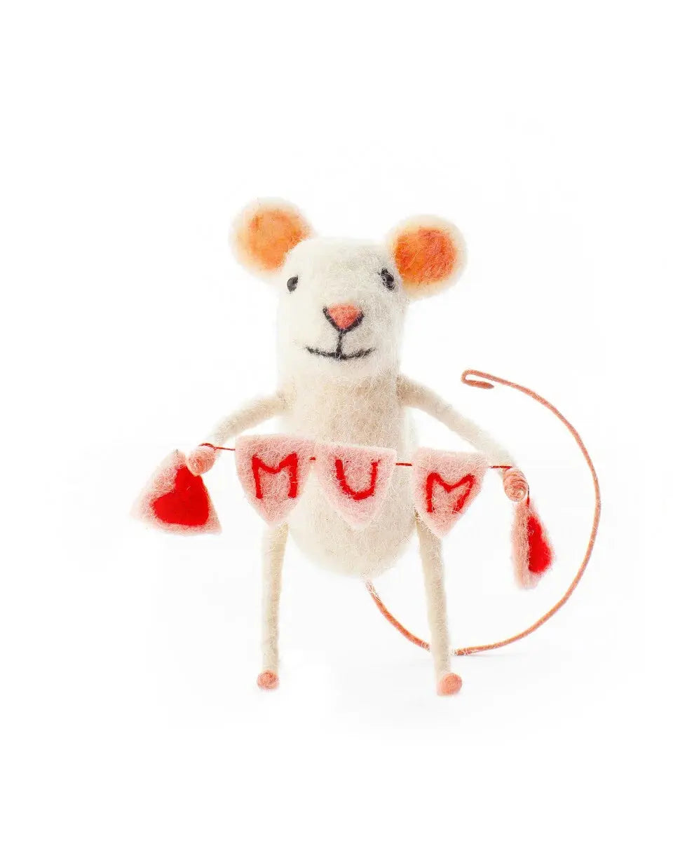Souris guirlande Mum Sew Heart Felt