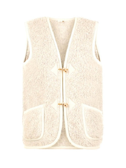 Gilet adulte sans manches Alpen - Crème