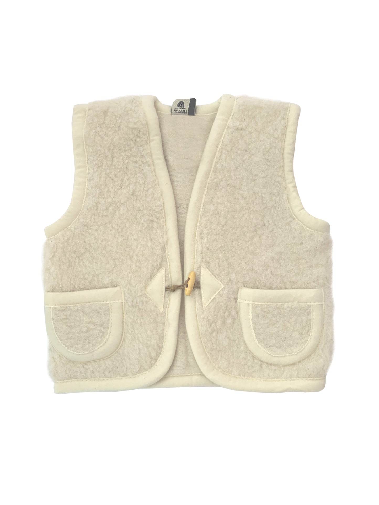 Gilet enfant sans manches Alpen - Crème