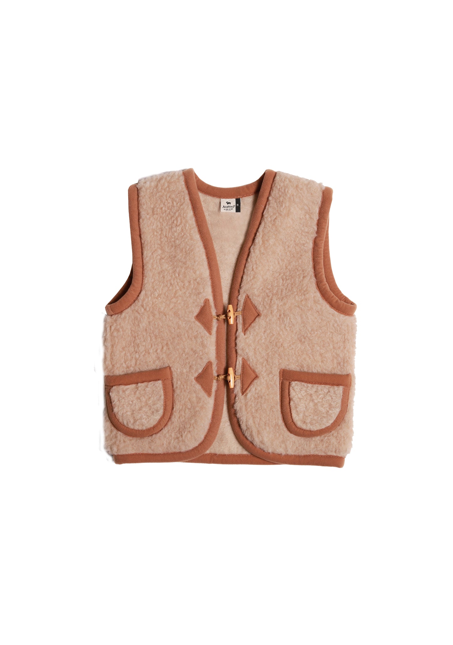 Gilet enfant sans manches Alpen - Beige