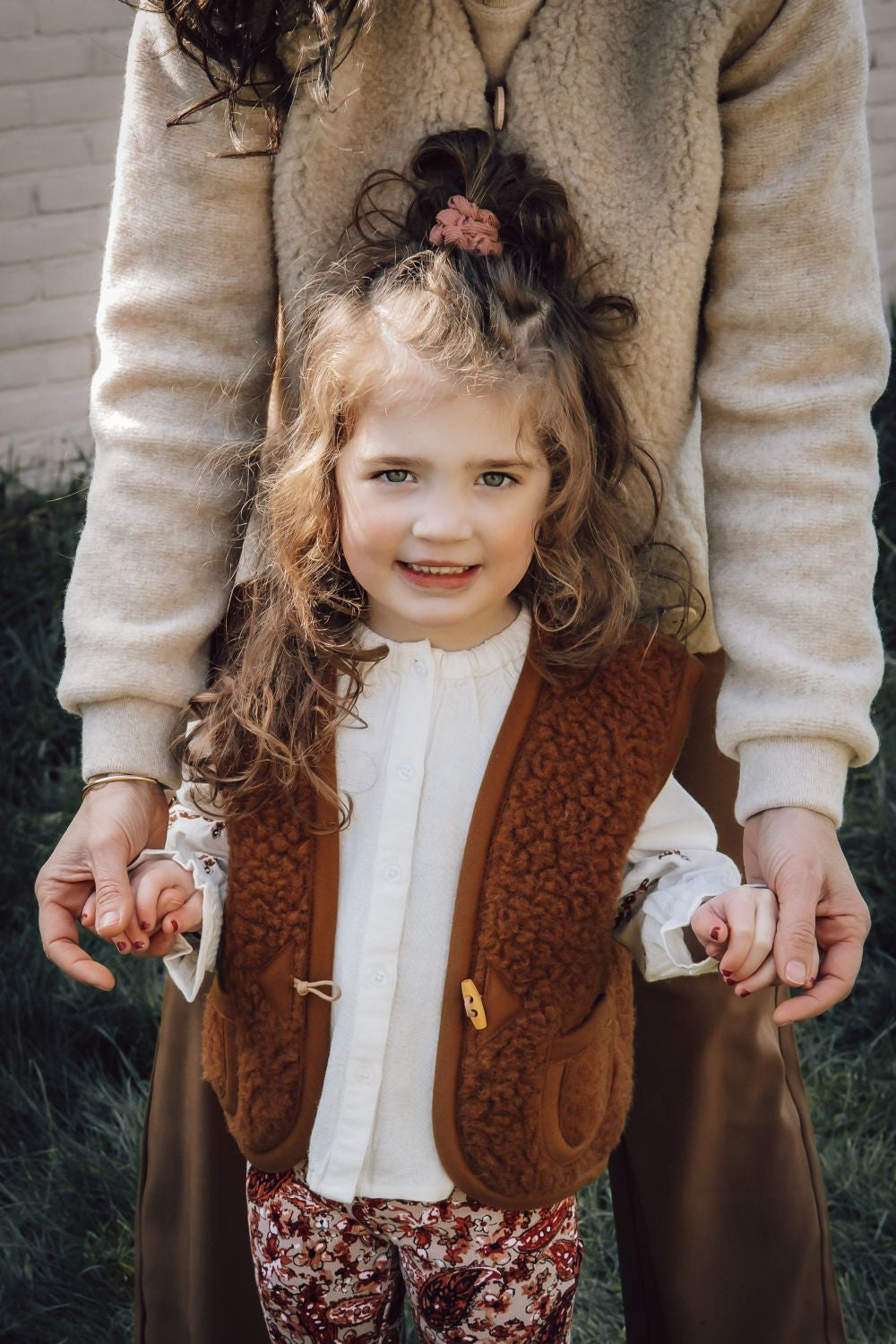 Gilet enfant sans manches Alpen - Caramel