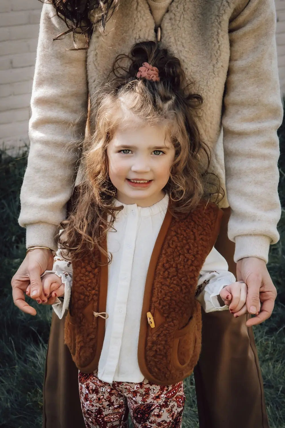 Gilet enfant sans manches Alpen - Caramel Alwero