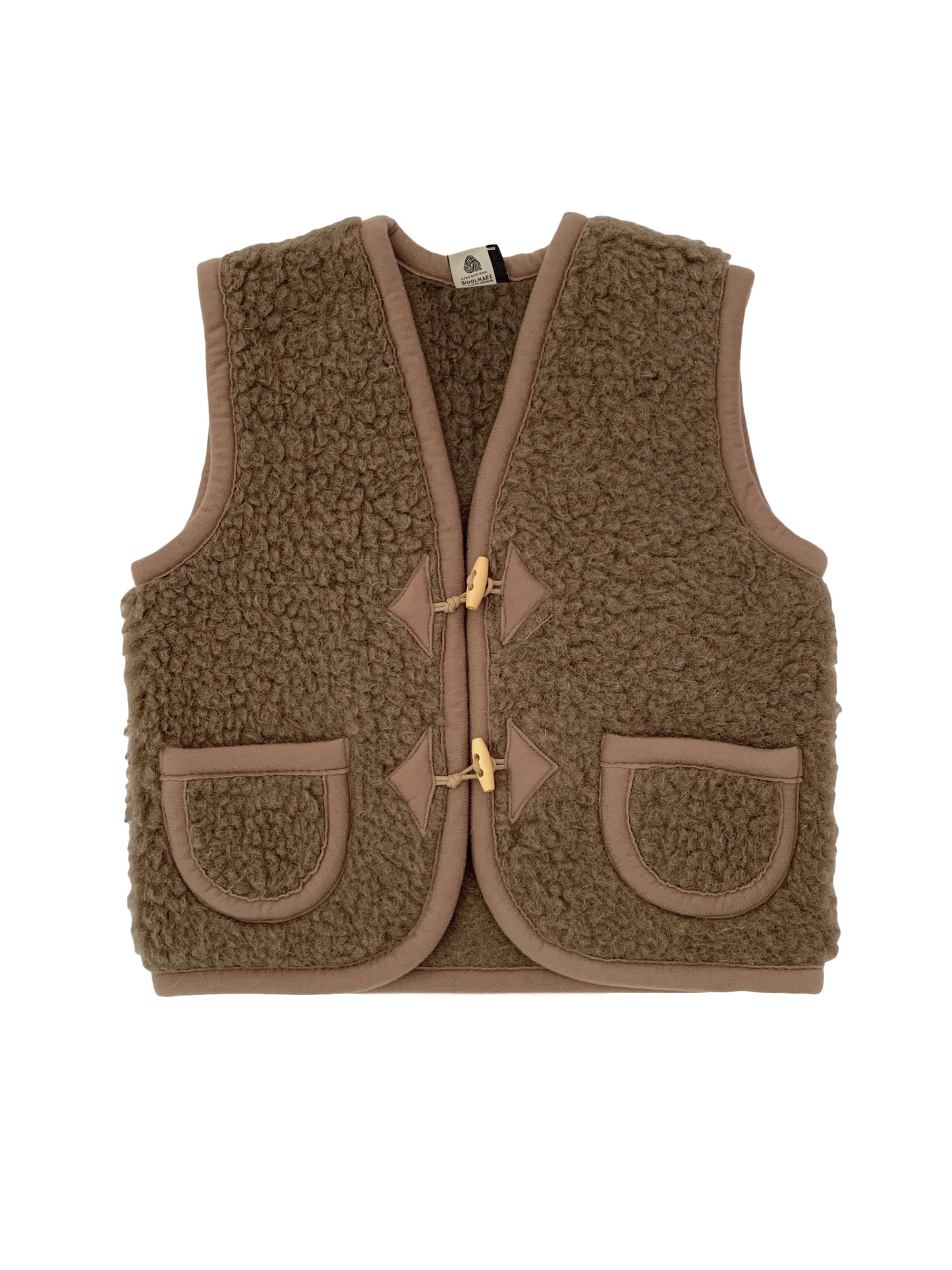 Gilet enfant sans manches Alpen - Marron