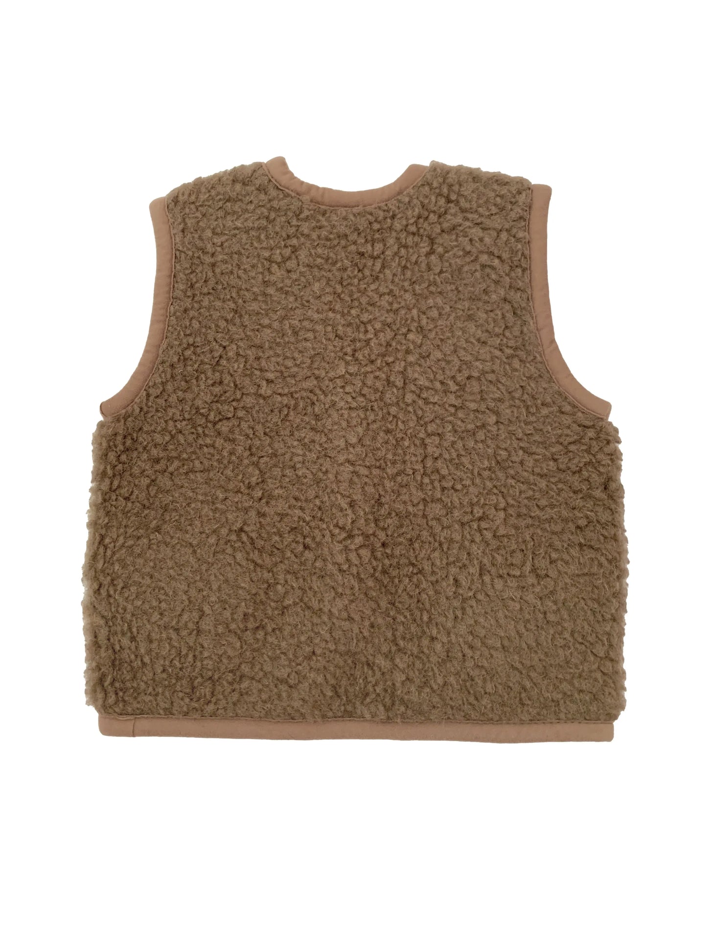 Gilet enfant sans manches Alpen - Marron Alwero