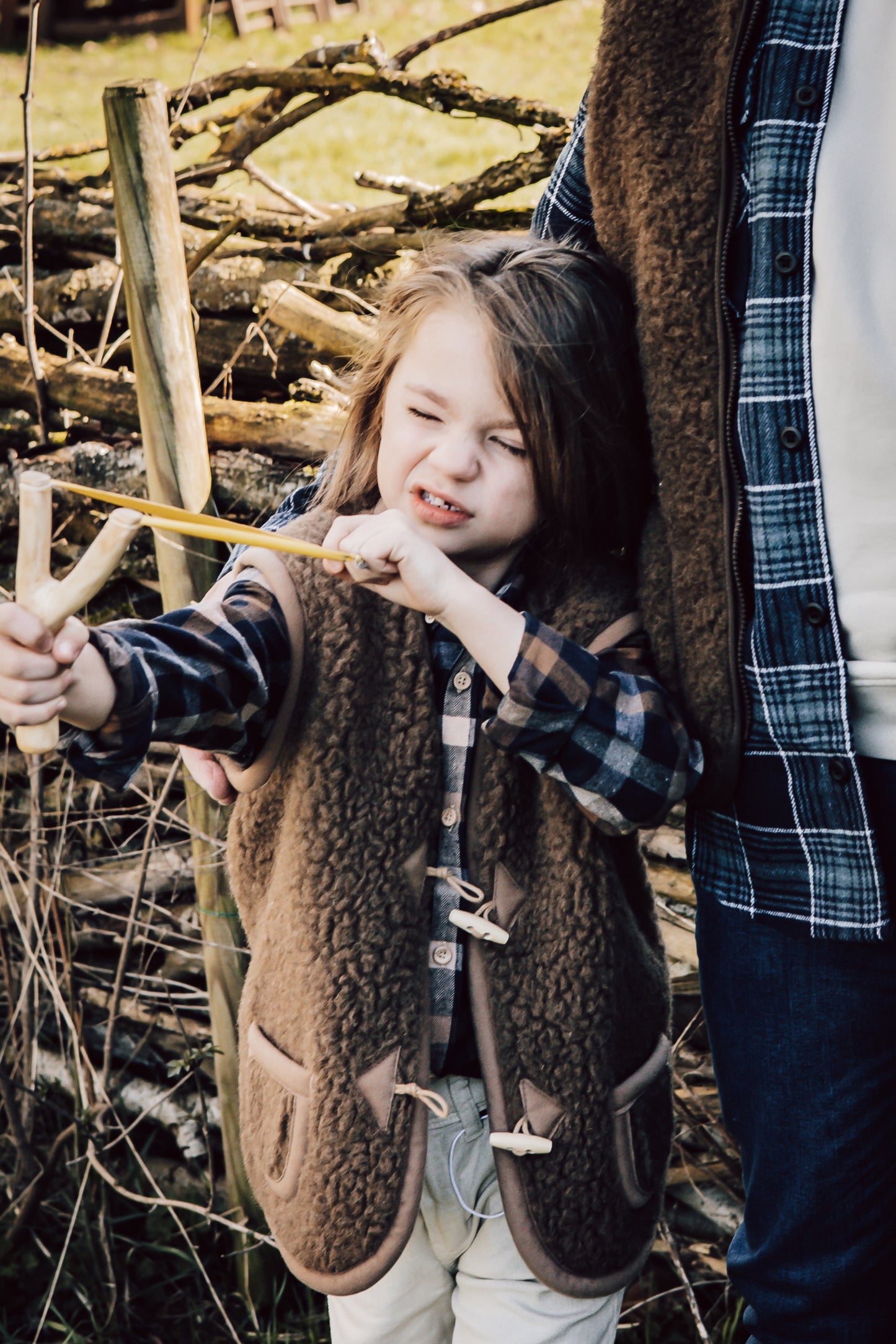 Gilet enfant sans manches Alpen - Marron