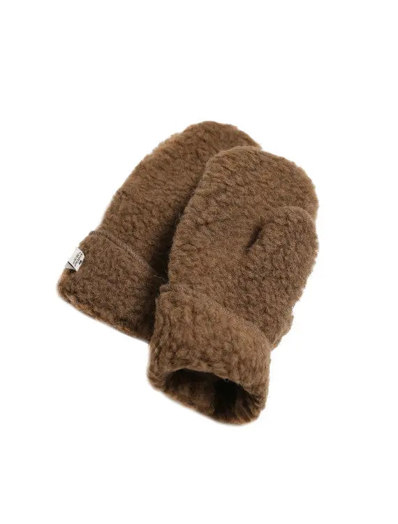 Moufles enfants - marron Alwero
