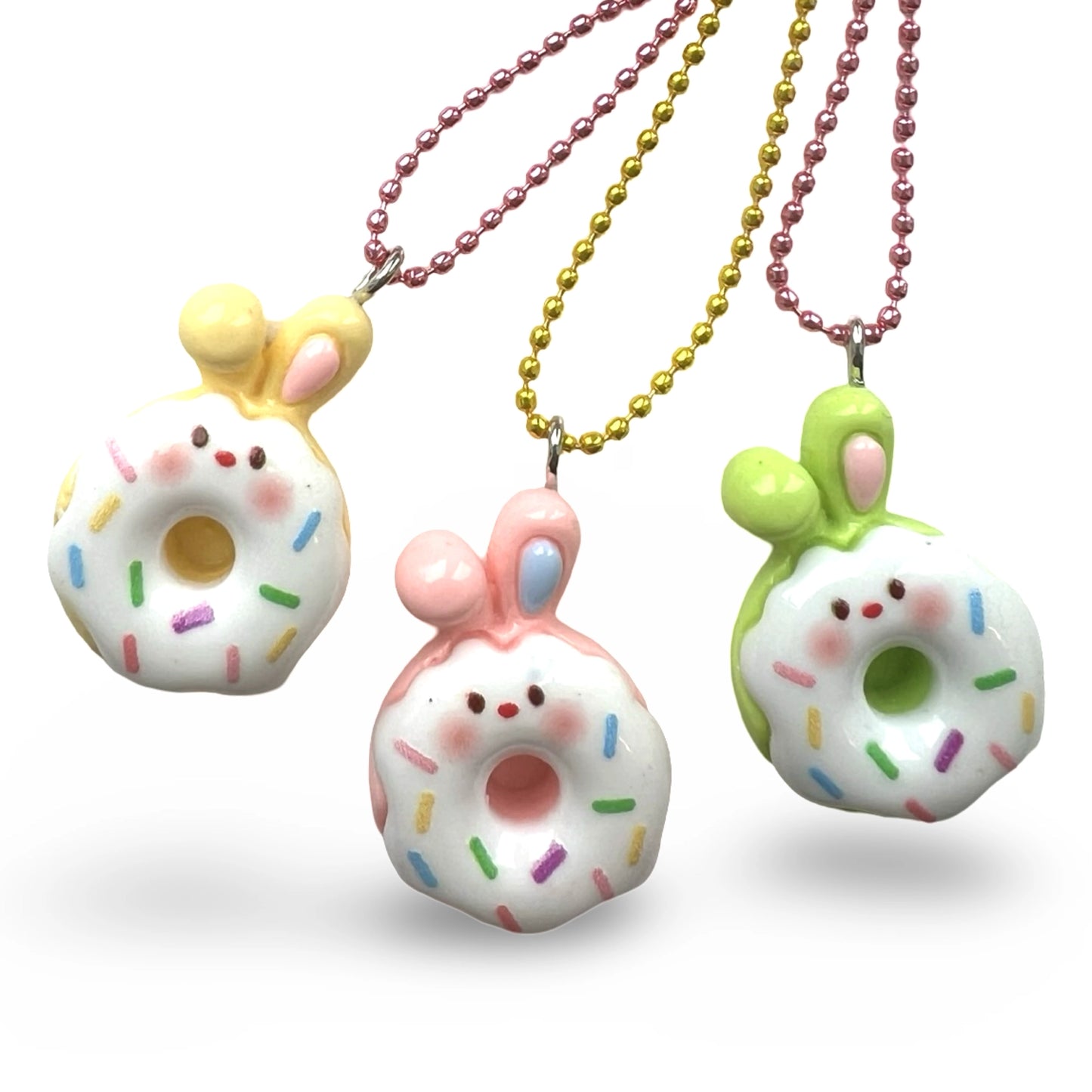 Collier enfant - donut lapin