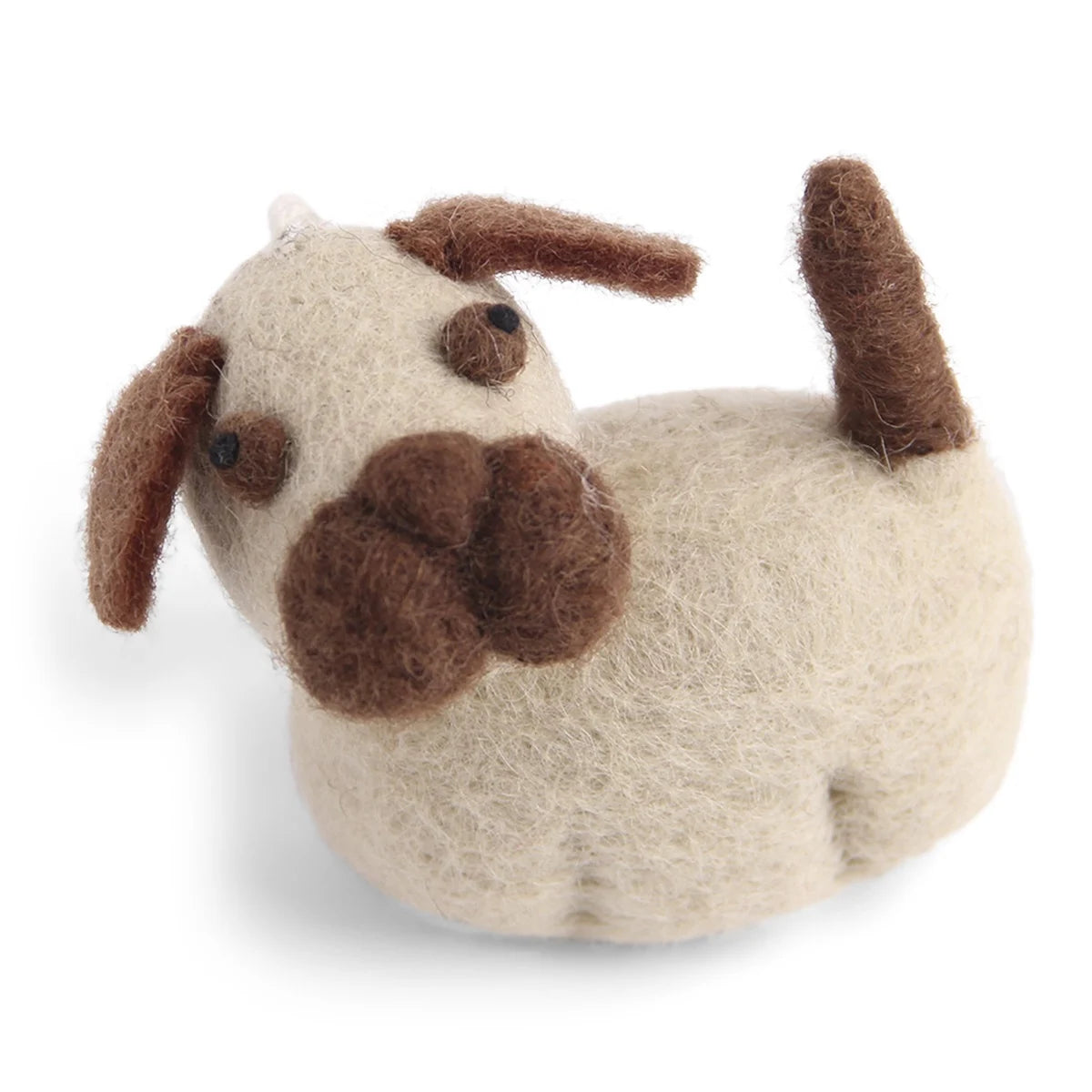 Chien beige & marron