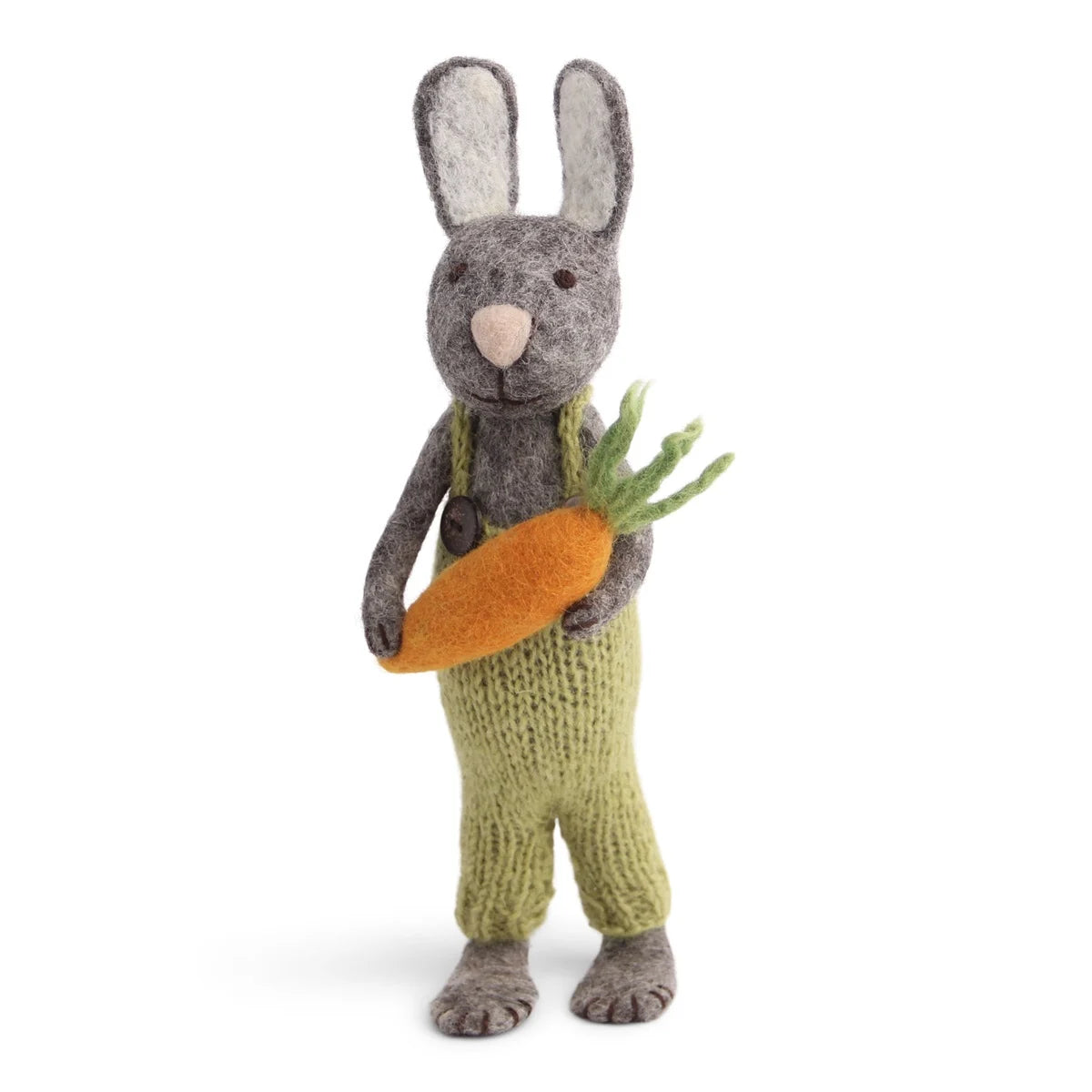 Grand lapin en salopette avec carotte