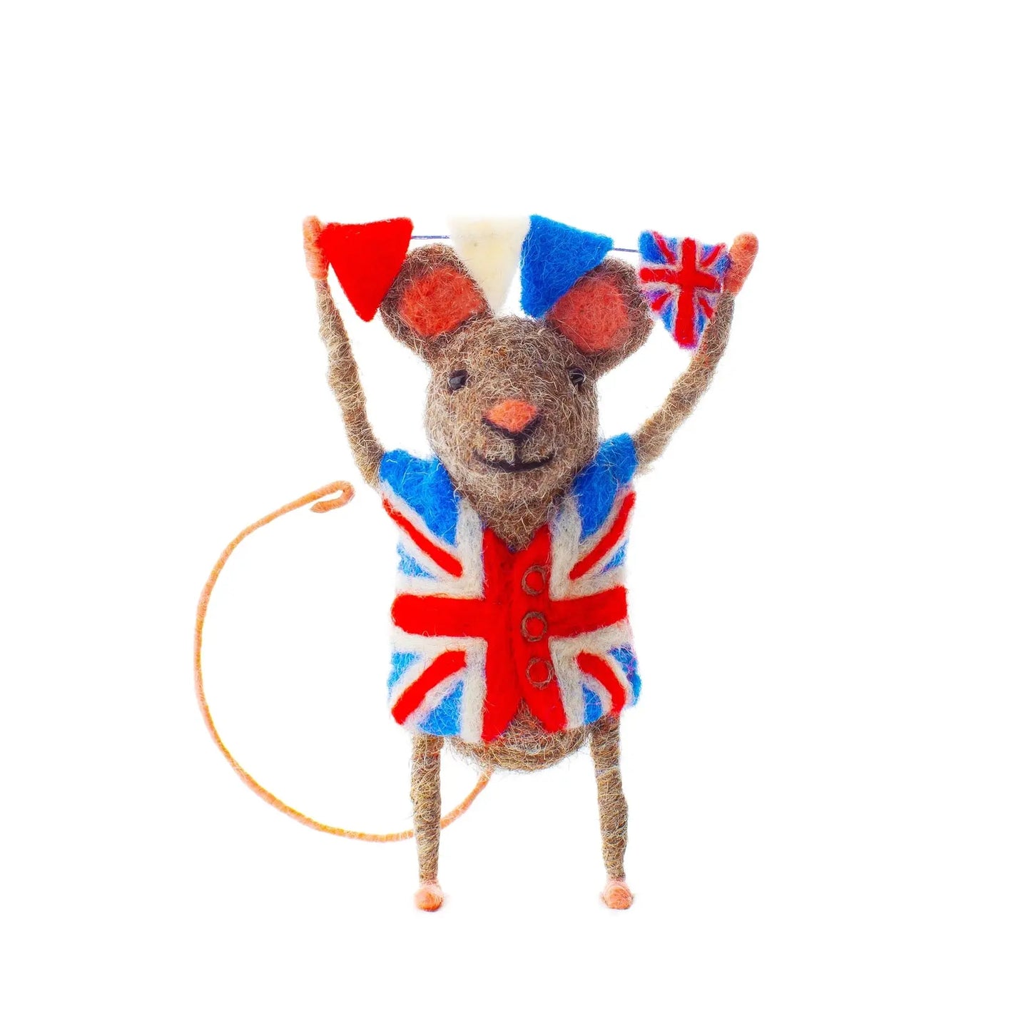 Souris Union jack Sew Heart Felt