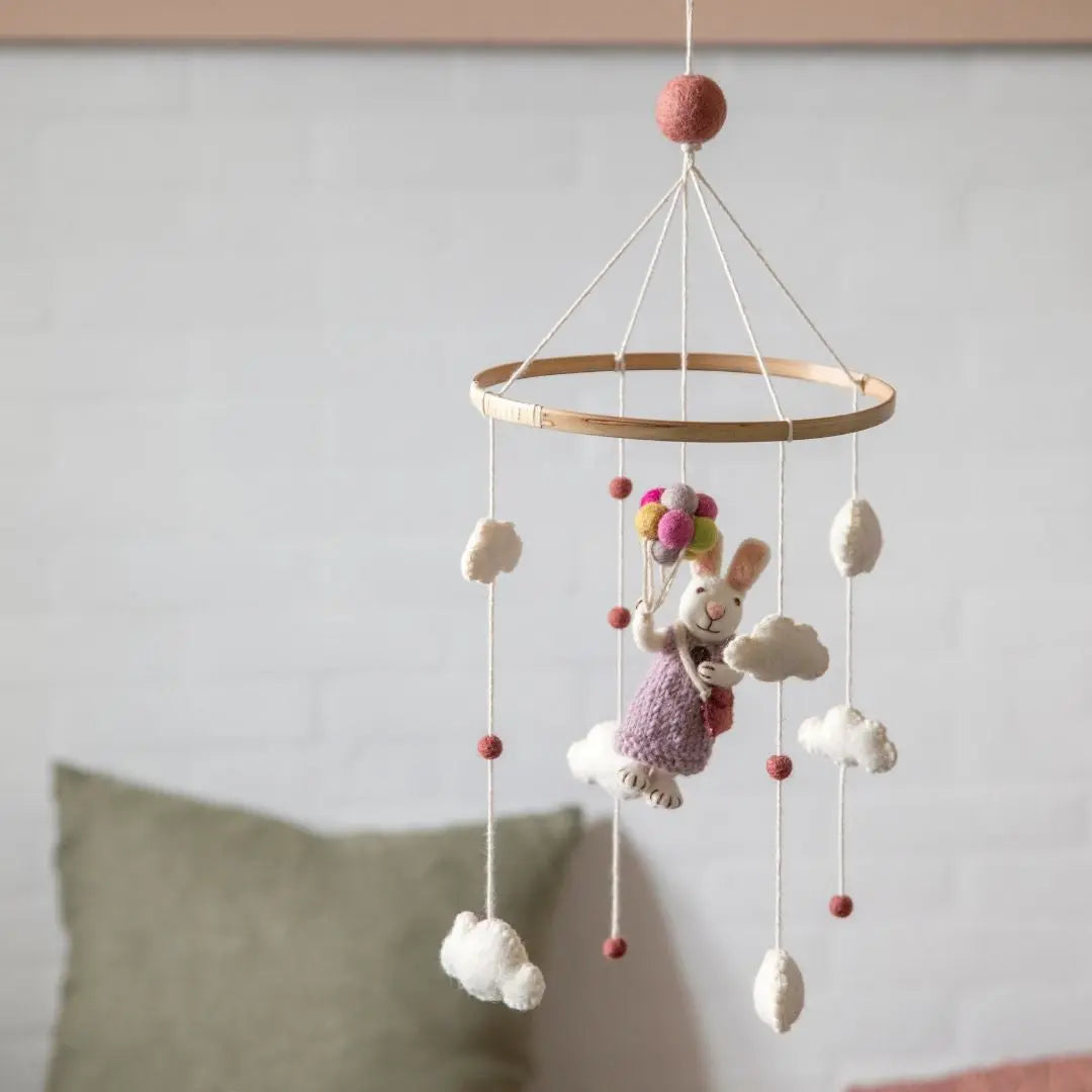 Mobile - Lapin aux ballons Gry & Sif