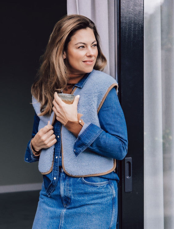 Gilet adulte sans manches Camino - Bleu