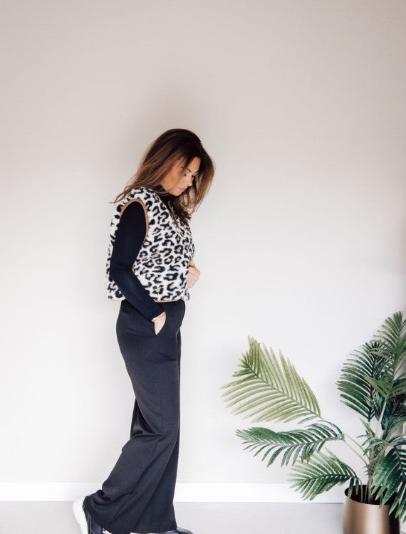 Gilet adulte sans manches Camino - Leopard