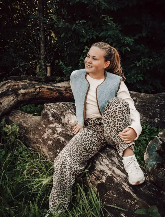 Gilet enfant sans manches Camino - Bleu Alwero