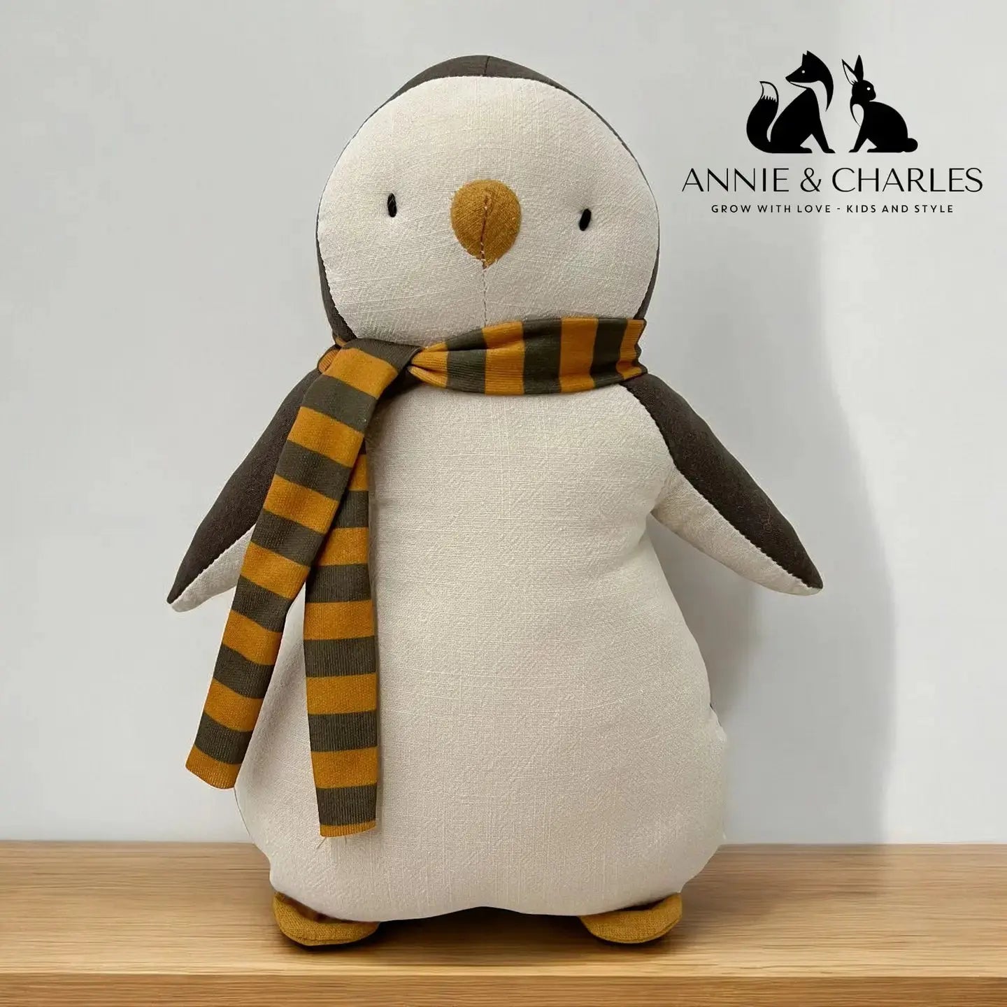 Doudou Pingouin Annie & Charles