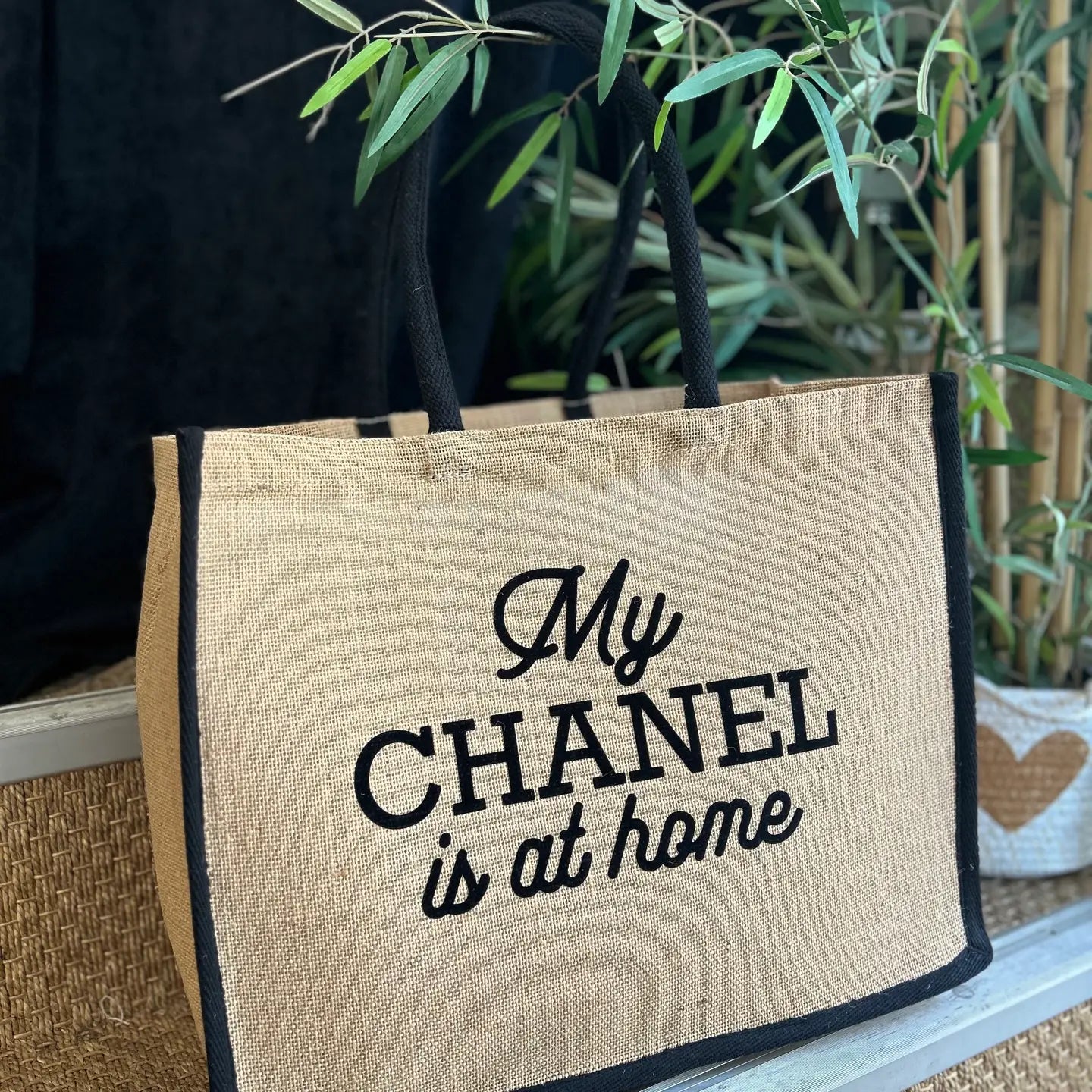 Cabas en toile de jute