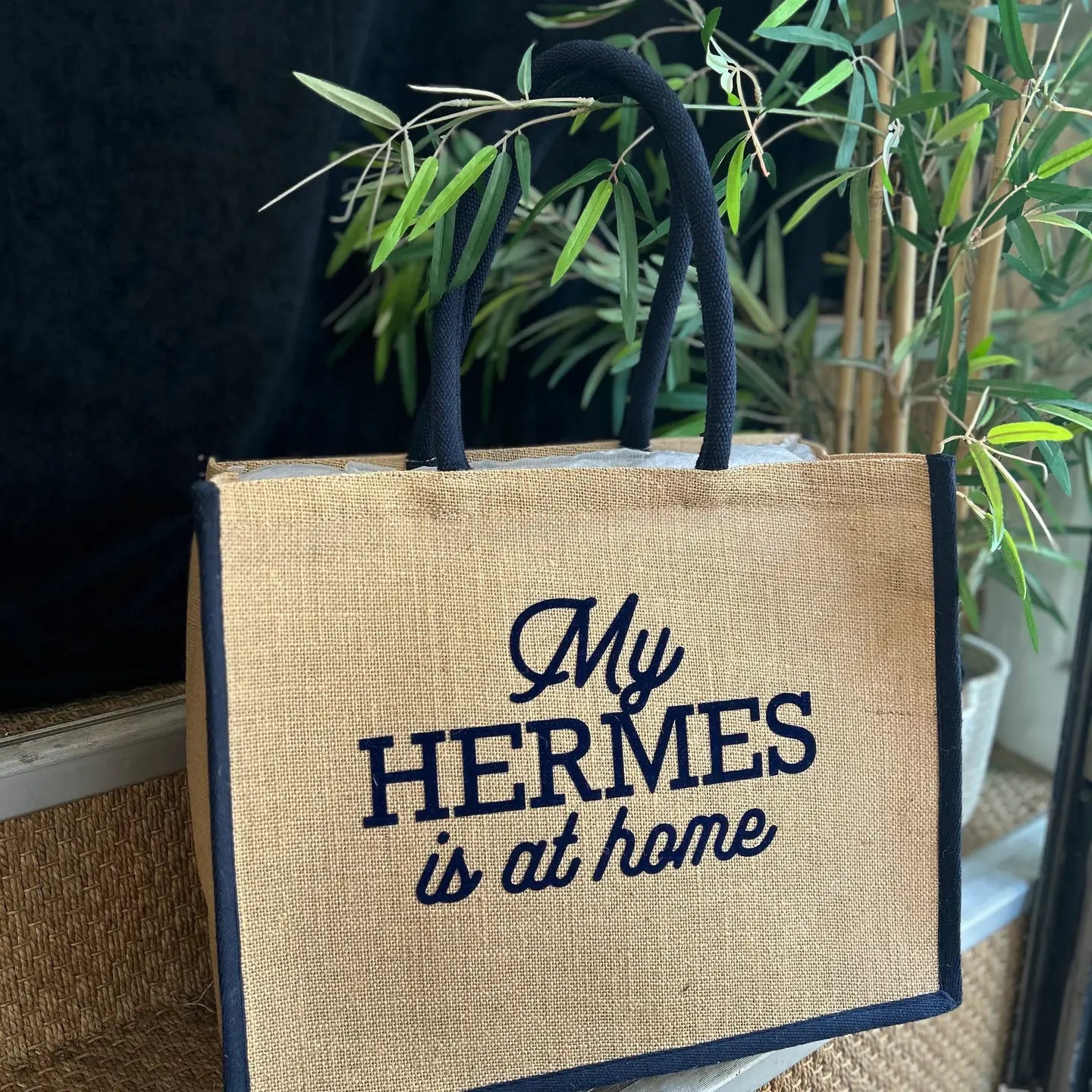Cabas en toile de jute