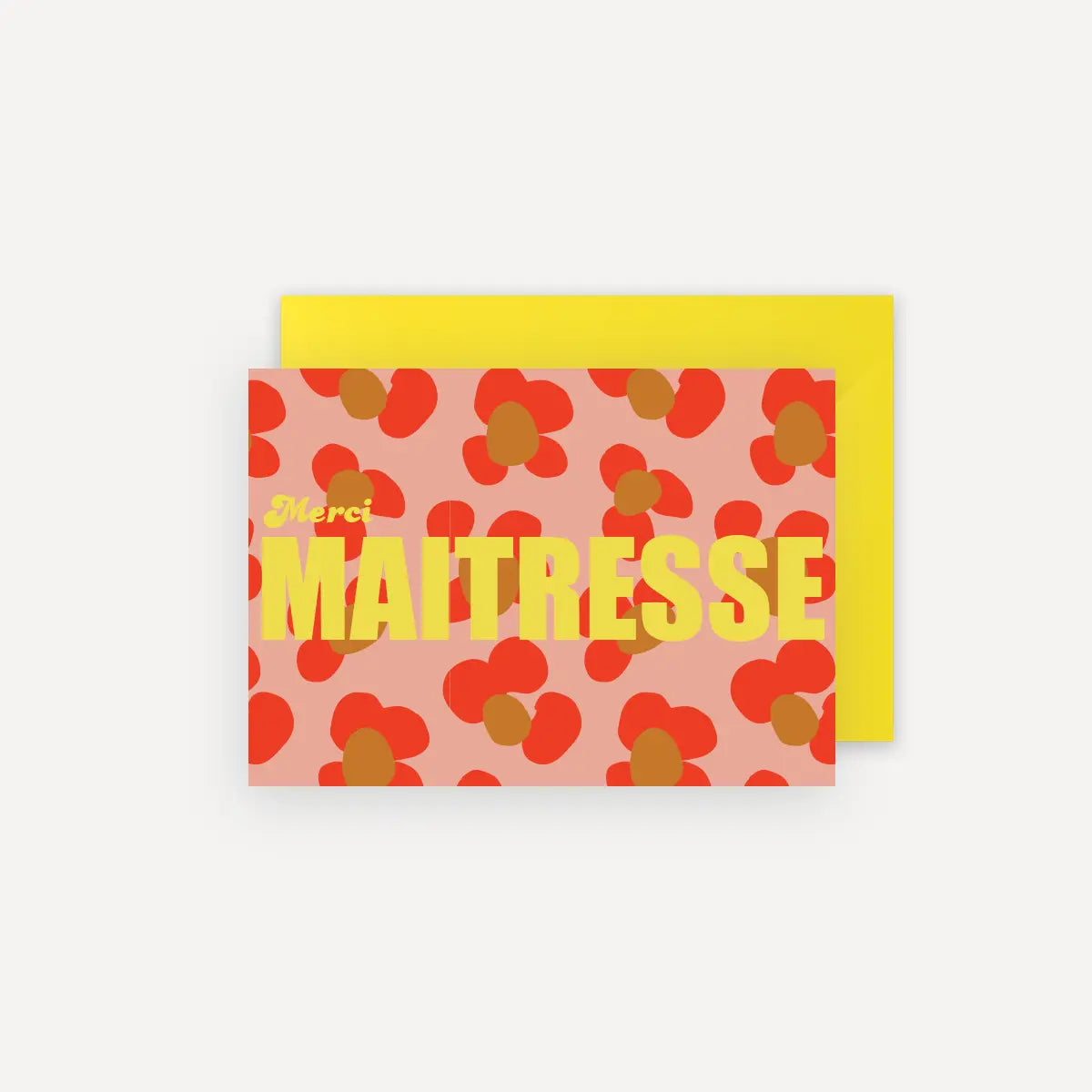 Carte MERCI MAITRESSE