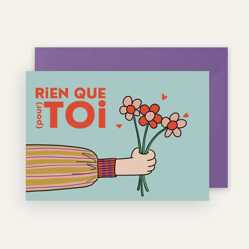 Carte RIEN QUE (POUR) TOI Mariisoré