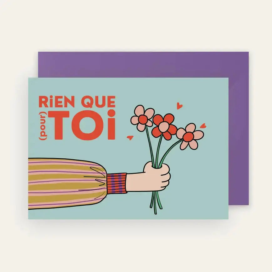 Carte RIEN QUE (POUR) TOI Mariisoré