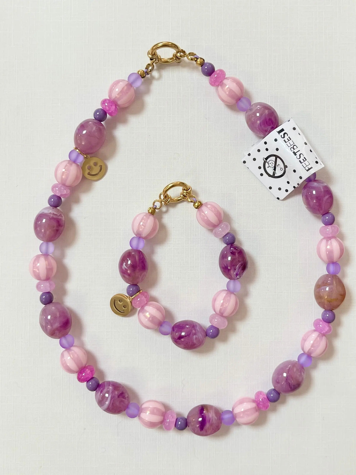 Parure enfant - BY ARTINE - Feestbeest kids - violet