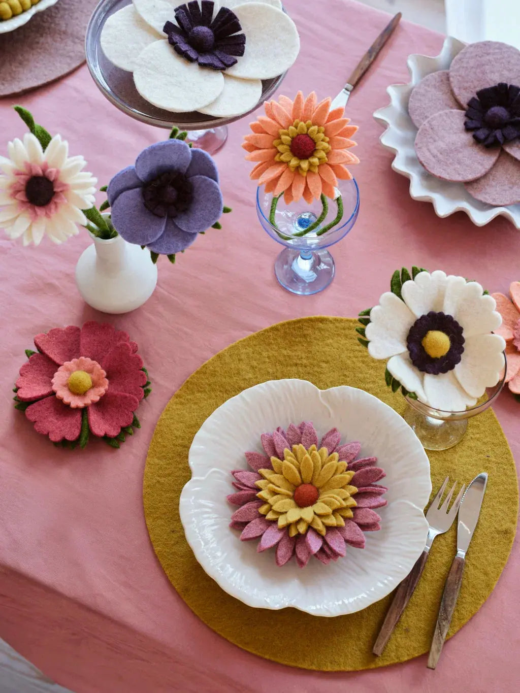 GERBERA fleur de mur - BY ARTINE - Gry & Sif