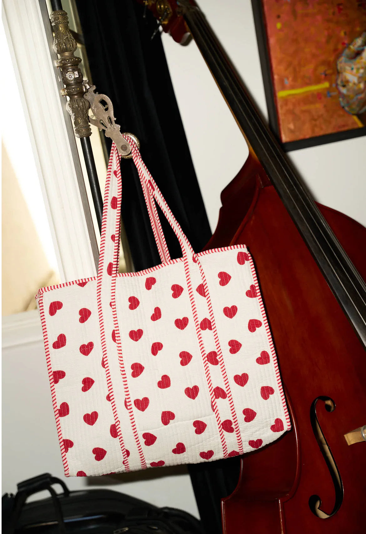 Shopping bag coeurs