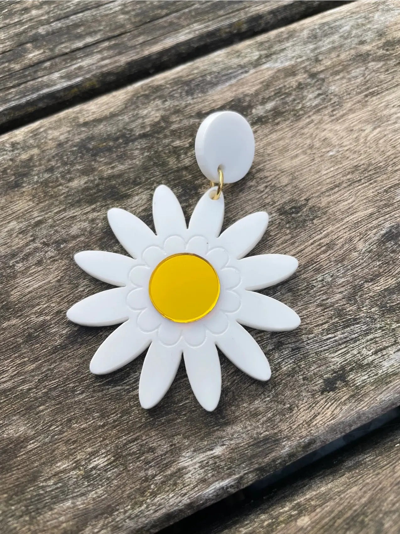 Boucles d'oreilles - Big marguerites Le strict maximum
