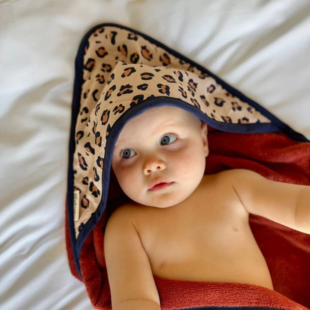 Cape de bain - leopard Mellipou