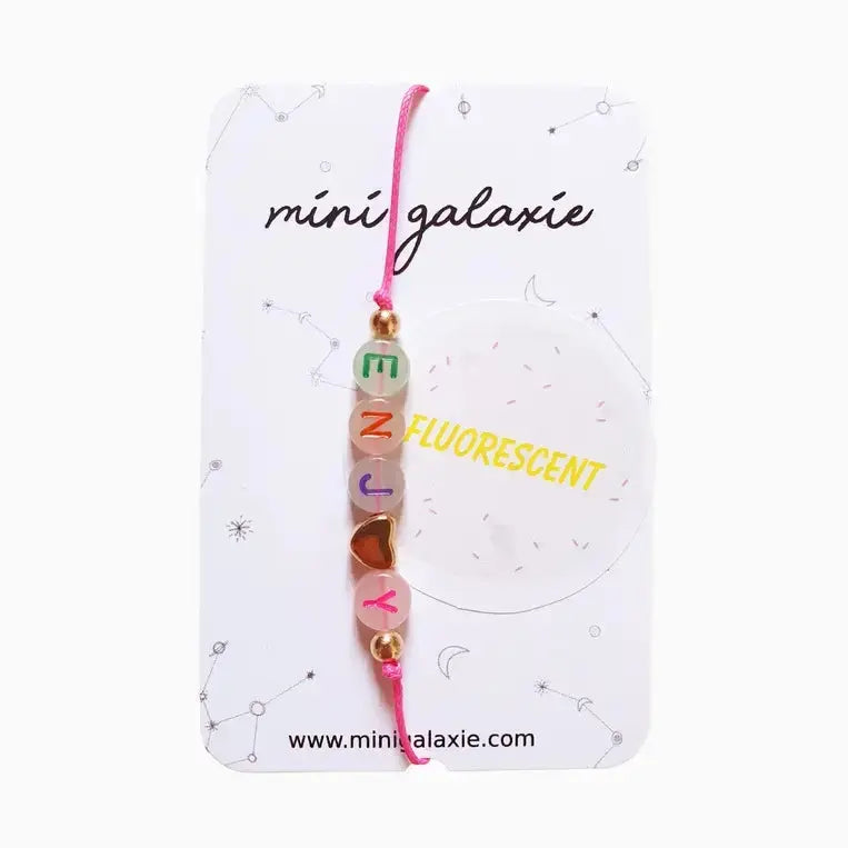 Bracelet message fluorescent Mini Galaxie