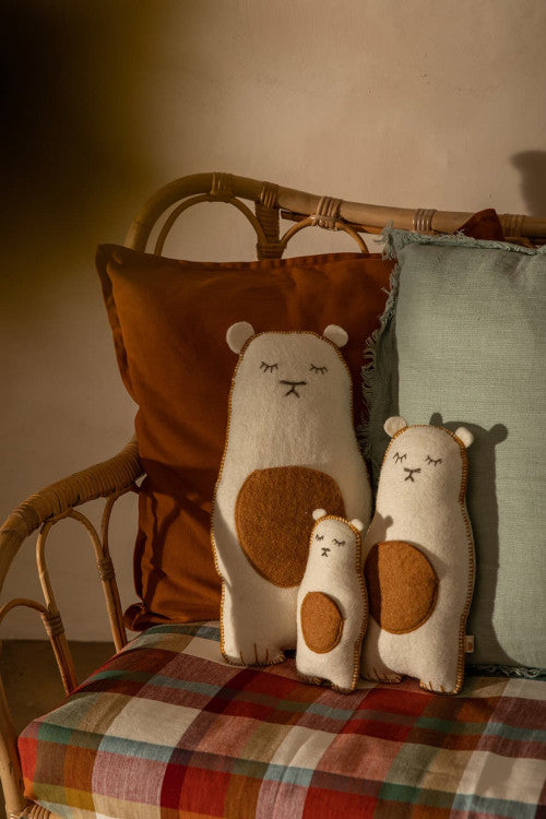 Mini coussin ours