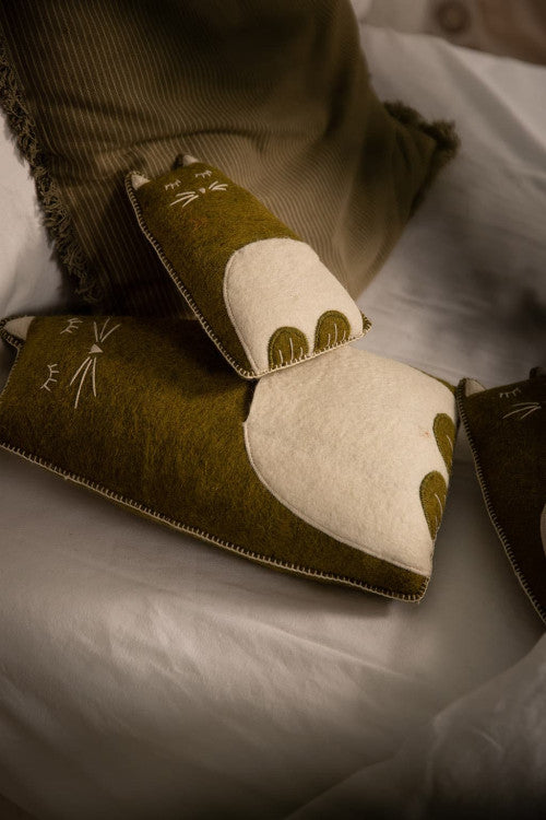 Mini coussin chat