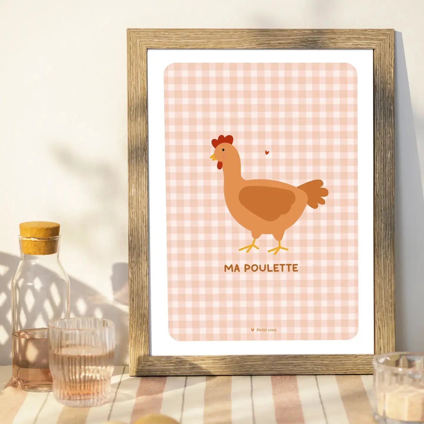 Affiche POULETTE Petit Coq