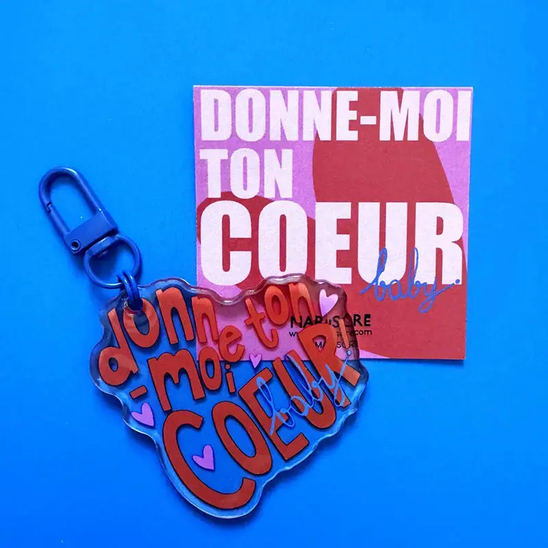 Porte-clés DONNE-MOI TON COEUR Mariisoré