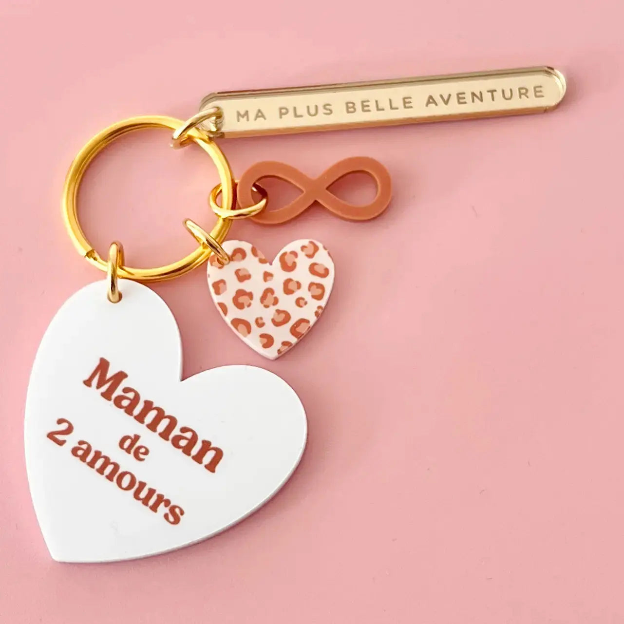 Porte-clé gri-gri Amour de Maman - BY ARTINE Print your love