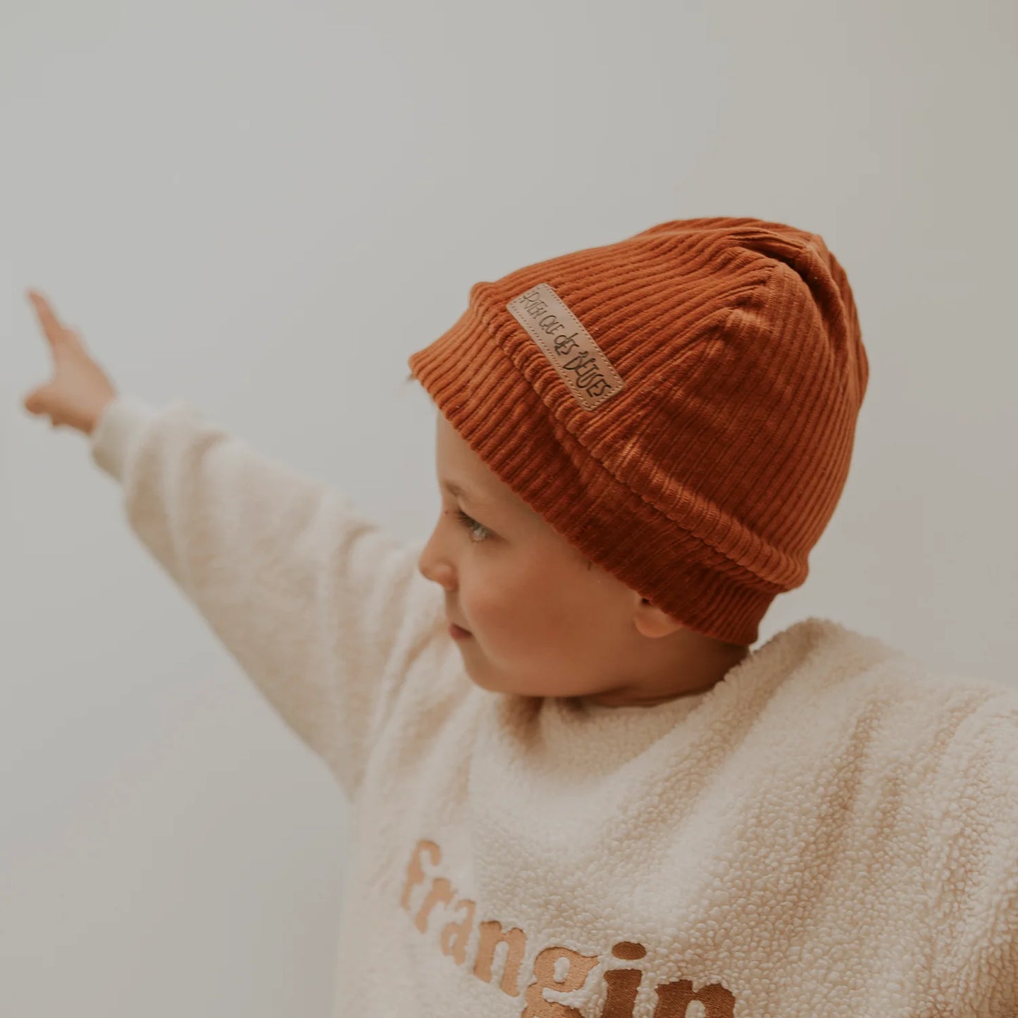 Bonnet - Velours paprika