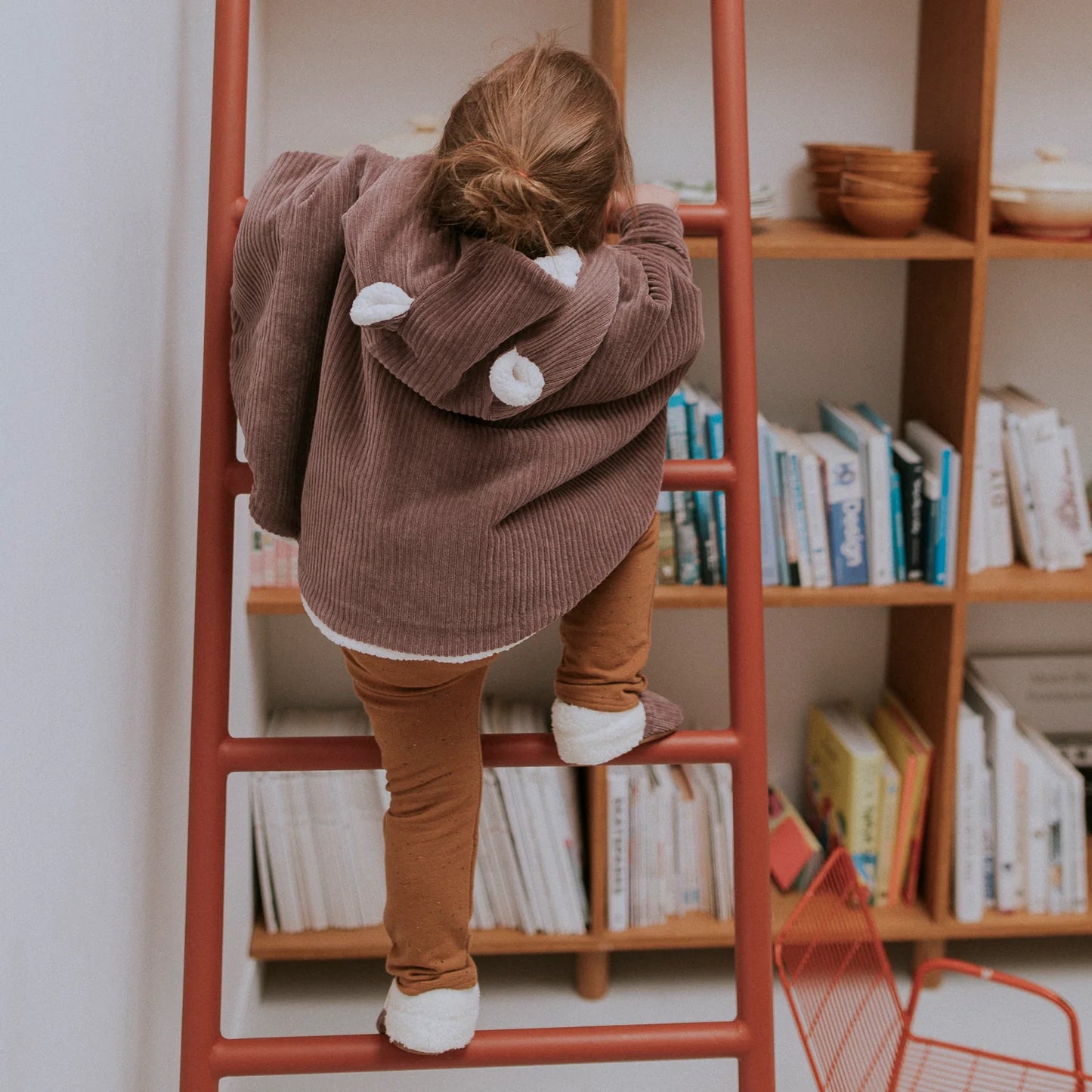 Poncho - Velours parme