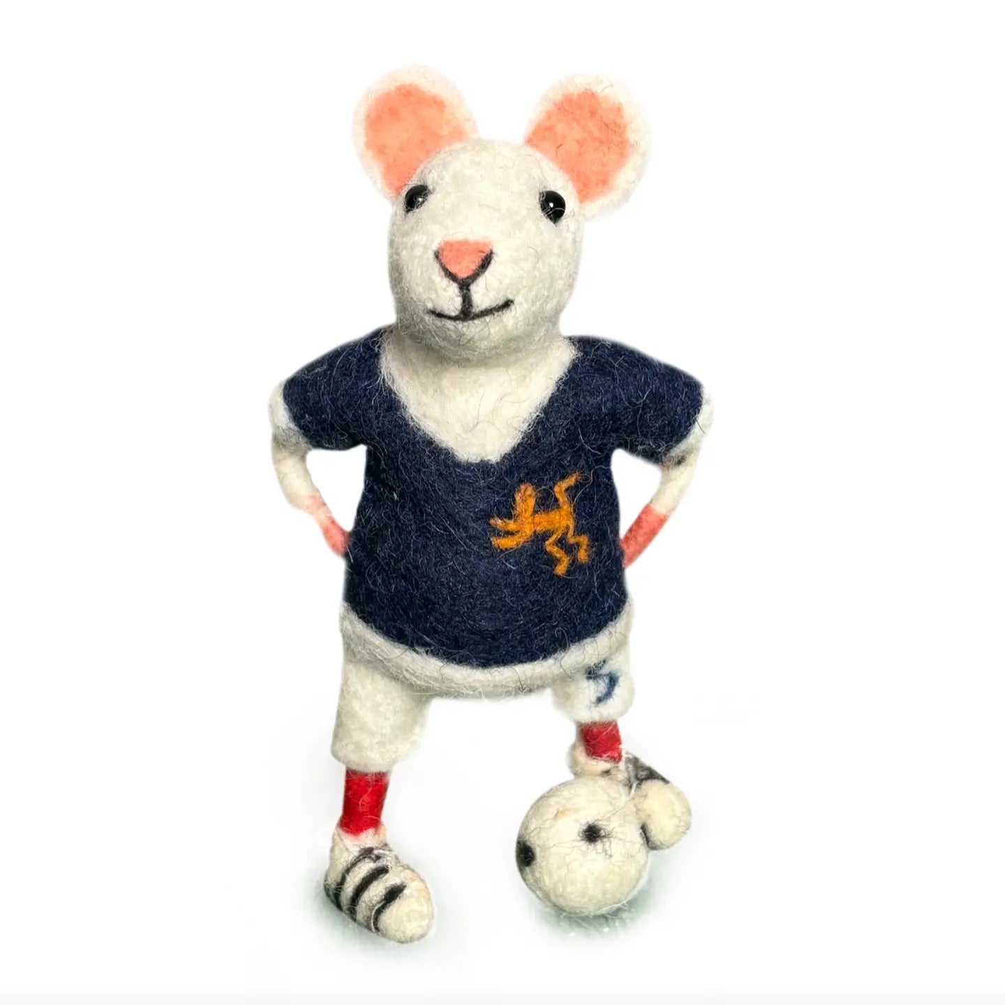 Souris football - maillot marine