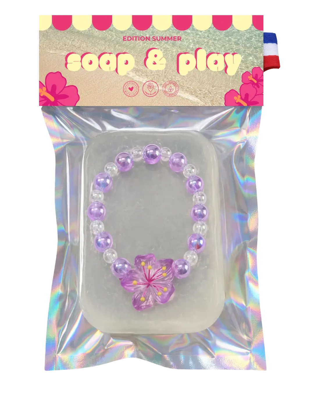 Savon surprise BRACELET HIBISCUS Soap & Play