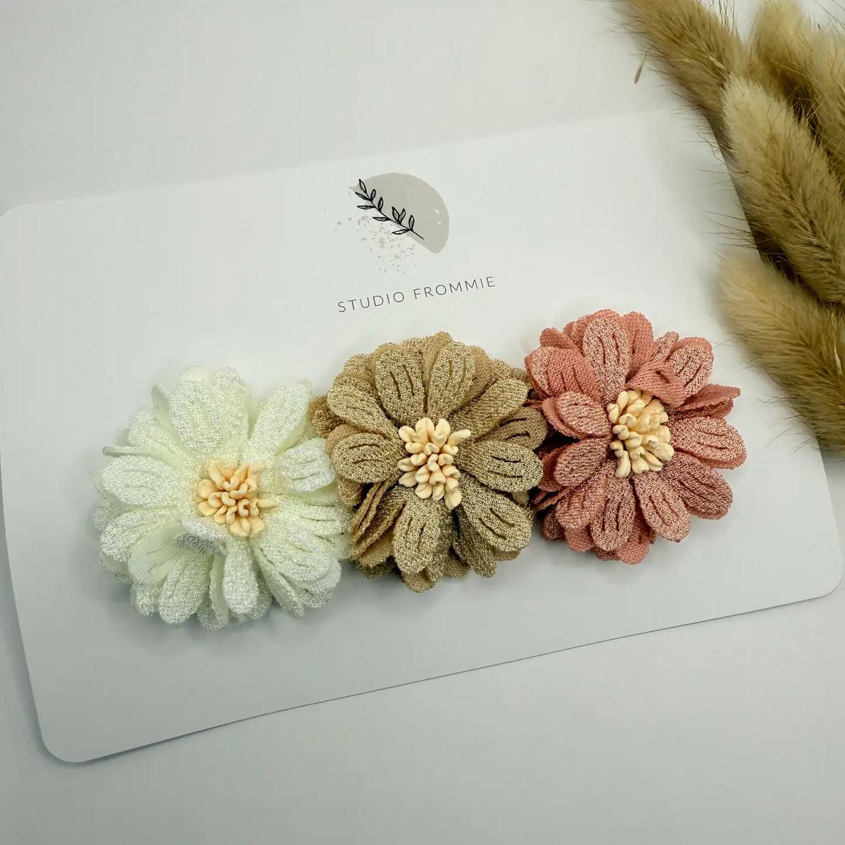 Bbarrettes bébé - fleuries