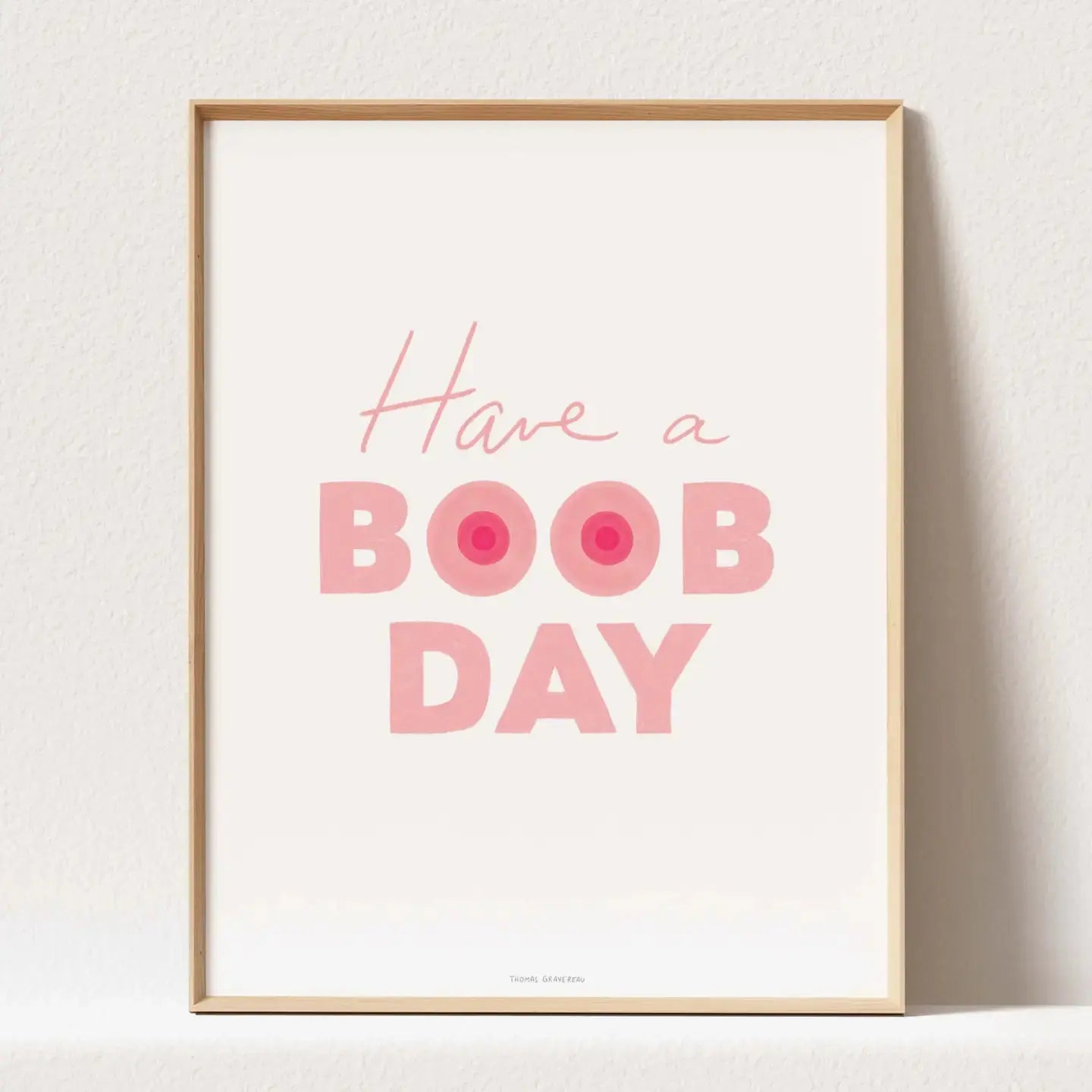 Affiche BOOB DAY Thomas Gravereau