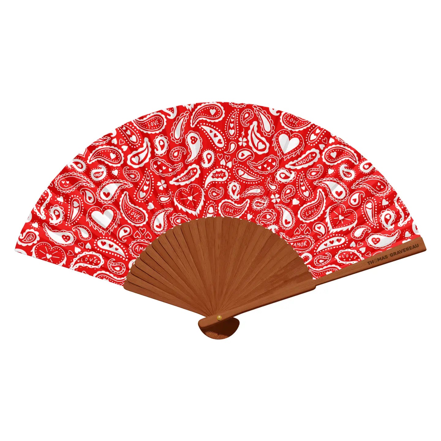 Eventail BANDANA COEUR