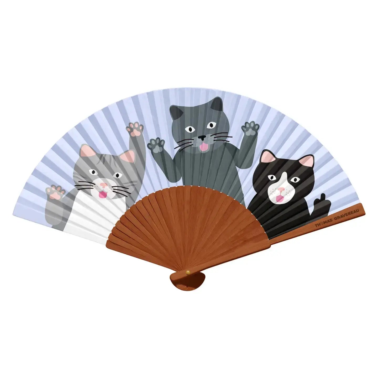 Eventail KITTY GANG Thomas Gravereau