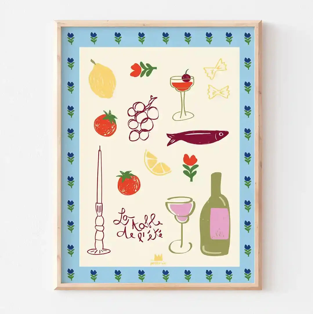 Affiche TABLE ETE Ma Petite Vie