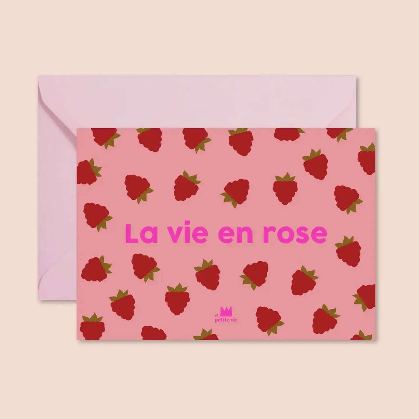Carte LA VIE EN ROSE Ma Petite Vie