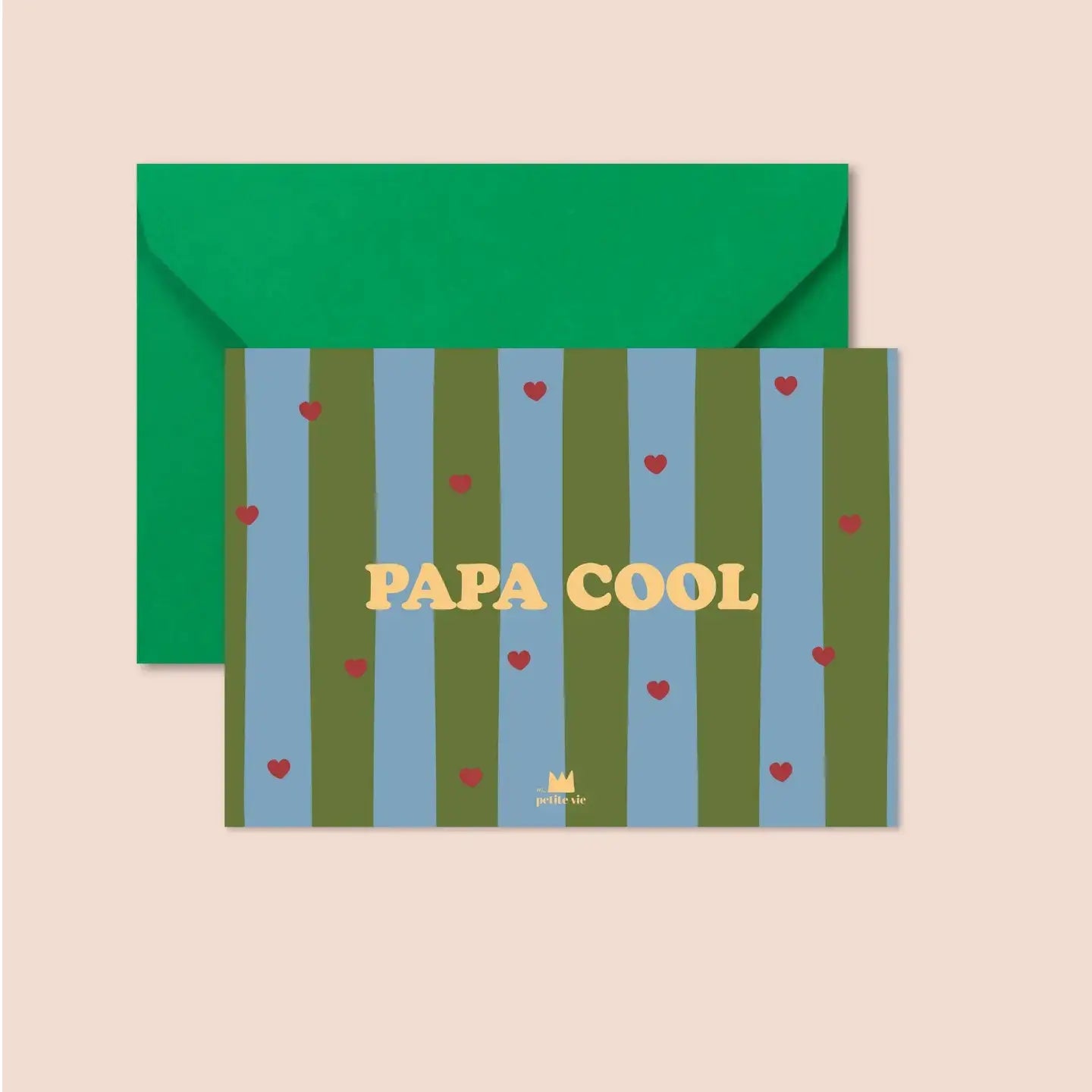 Carte PAPA COOL (coeurs) Ma Petite Vie