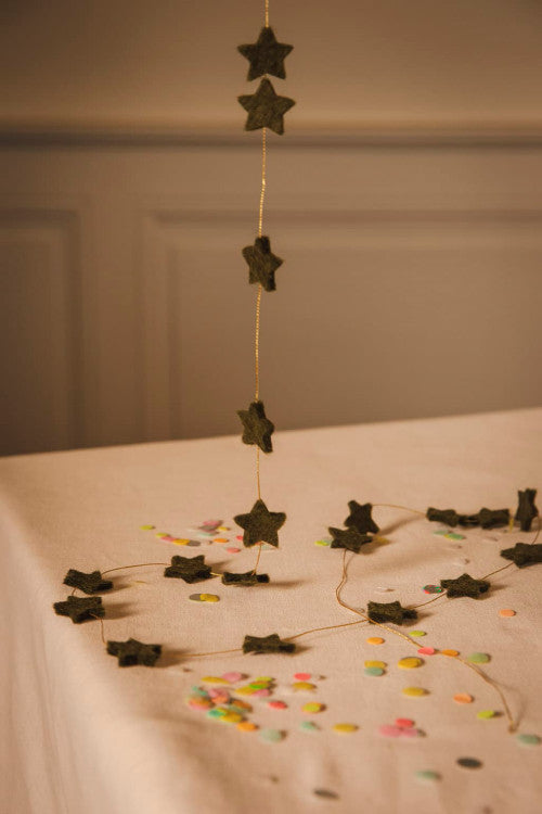 Guirlande ETOILES MALLA en feutre - BY ARTINE - Muskhane