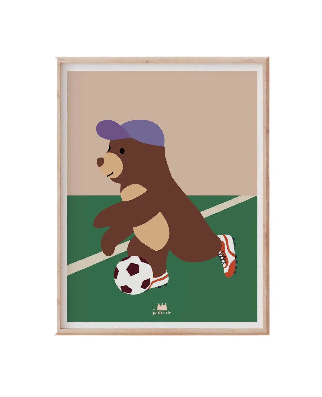 Affiche OURS FOOT Ma Petite Vie
