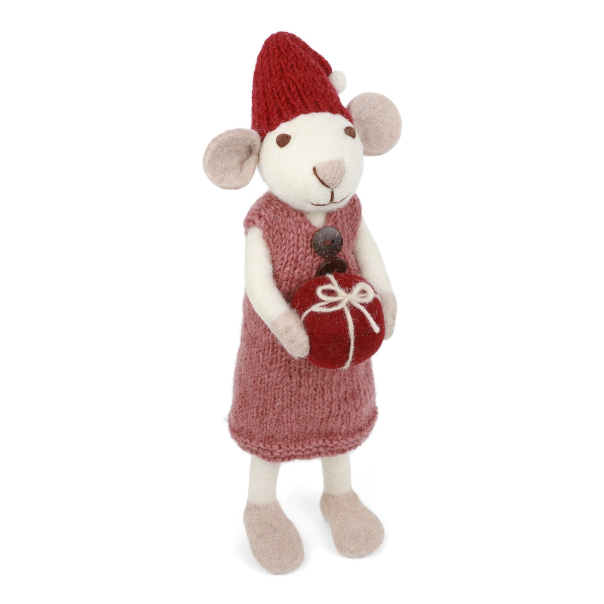 Grande souris avec cadeau