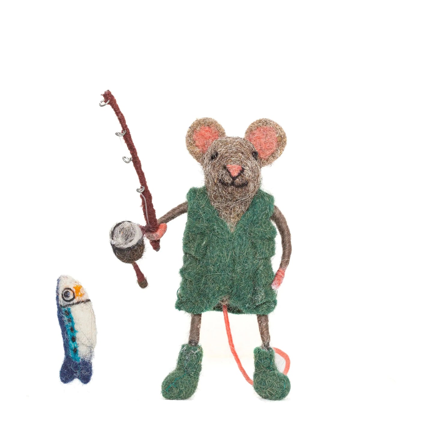 Souris pêche Sew Heart Felt